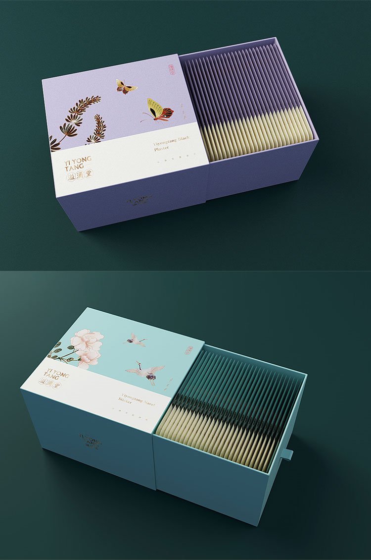 尊貴禮遇 金色抽屜式折疊禮盒，為名貴滋補品注入儀式感